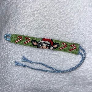 Christmas Cow Alpha Bracelet